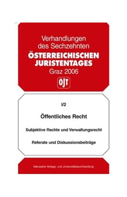 Abbildung von Öffentliches Recht Subjektive Rechte und Verwaltungsrecht | 1. Auflage | 2008 | beck-shop.de