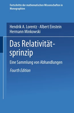 Abbildung von Lorentz / Einstein | Das Relativitätsprinzip | 4. Auflage | 2019 | beck-shop.de