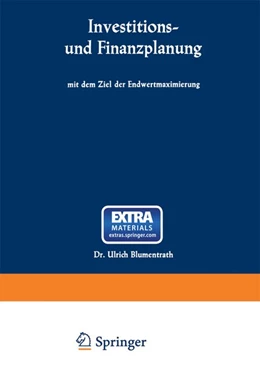 Abbildung von Blumentrath | Investitions- und Finanzplanung mit dem Ziel der Endwertmaximierung | 1. Auflage | 2019 | beck-shop.de