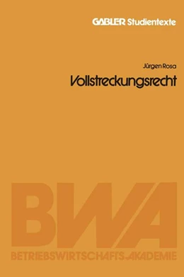 Abbildung von Rosa | Vollstreckungsrecht | 1. Auflage | 2013 | beck-shop.de