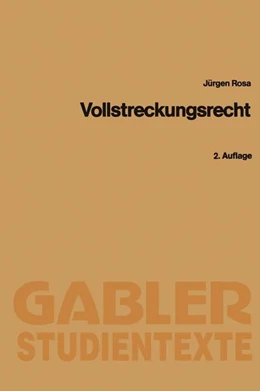 Abbildung von Rosa | Vollstreckungsrecht | 2. Auflage | 2013 | beck-shop.de