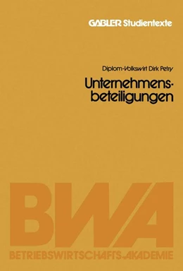 Abbildung von Petry | Unternehmensbeteiligungen | 1. Auflage | 2013 | beck-shop.de