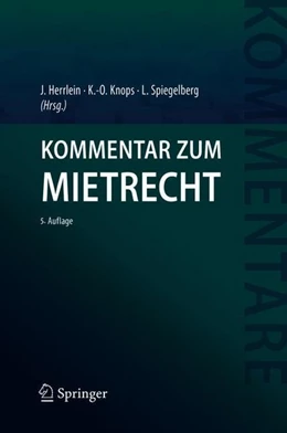 Abbildung von Herrlein / Knops | Kommentar zum Mietrecht | 5. Auflage | 2021 | beck-shop.de