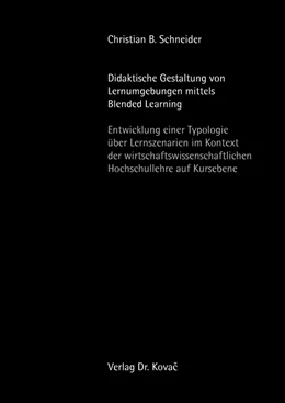 Abbildung von Schneider | Didaktische Gestaltung von Lernumgebungen mittels Blended Learning | 1. Auflage | 2021 | 109 | beck-shop.de