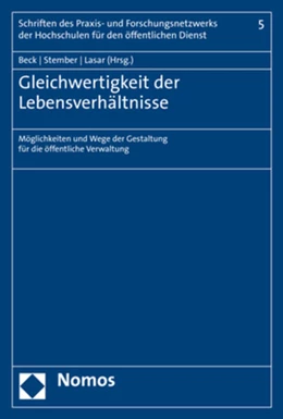 Abbildung von Beck / Stember | Gleichwertigkeit der Lebensverhältnisse | 1. Auflage | 2021 | beck-shop.de