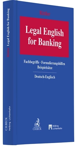 Abbildung von Rittler | Legal English for Banking | 1. Auflage | 2025 | beck-shop.de