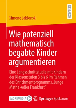Abbildung von Jablonski | Wie potenziell mathematisch begabte Kinder argumentieren | 1. Auflage | 2021 | beck-shop.de