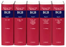 Abbildung von Bamberger / Roth | Bürgerliches Gesetzbuch: BGB | 5. Auflage | | beck-shop.de