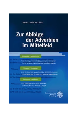 Abbildung von Möhrstädt | Zur Abfolge der Adverbien im Mittelfeld | 1. Auflage | 2021 | 72 | beck-shop.de