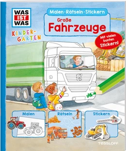 Abbildung von Herden | WAS IST WAS Kindergarten Malen Rätseln Stickern Große Fahrzeuge | 1. Auflage | 2021 | beck-shop.de