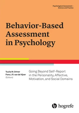 Abbildung von Ortner / de Vijver | Behavior-Based Assessment in Psychology | 1. Auflage | 2015 | beck-shop.de