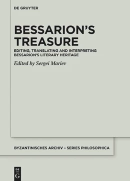 Abbildung von Mariev | Bessarion's Treasure | 1. Auflage | 2020 | beck-shop.de