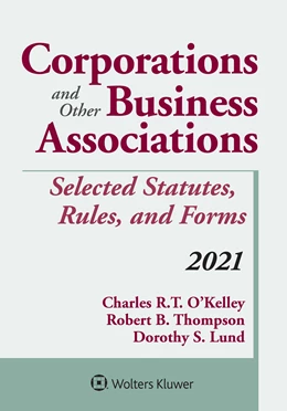 Abbildung von Kelley / Thompson | Corporations and Other Business Associations | 1. Auflage | 2021 | beck-shop.de