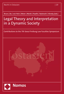 Abbildung von Bruns / Bu | Legal Theory and Interpretation in a Dynamic Society | 1. Auflage | 2021 | 19 | beck-shop.de