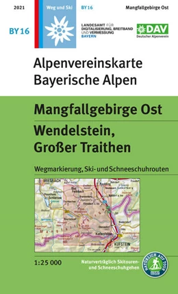 Abbildung von Mangfallgebirge Ost, Wendelstein, Großer Traithen 1:25 000 | 4. Auflage | 2021 | beck-shop.de