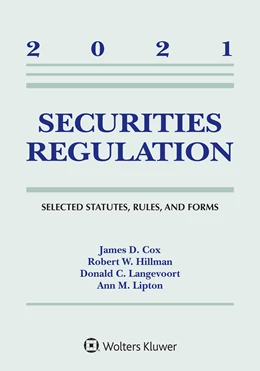 Abbildung von Cox / Langevoort | Securities Regulation | 1. Auflage | 2021 | beck-shop.de