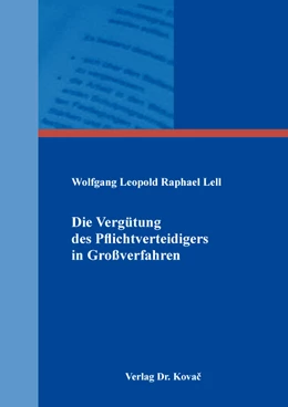 Abbildung von Lell | Die Vergütung des Pflichtverteidigers in Großverfahren | 1. Auflage | 2021 | 29 | beck-shop.de