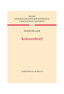 Abbildung von Müller | Kolosserbrief | 1. Auflage | 2022 | beck-shop.de