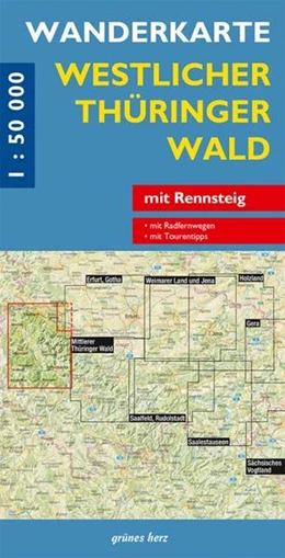 Abbildung von Wanderkarte Westlicher Thüringer Wald 1 : 50 000 | 4. Auflage | 2021 | beck-shop.de