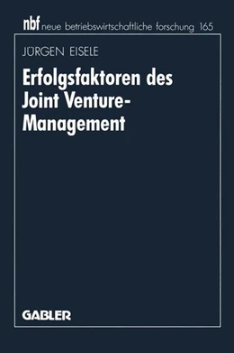 Abbildung von Eisele | Erfolgsfaktoren des Joint Venture-Management | 1. Auflage | 2013 | beck-shop.de
