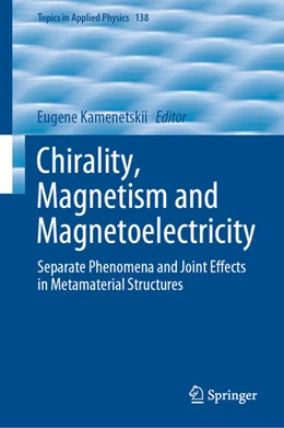 Abbildung von Kamenetskii | Chirality, Magnetism and Magnetoelectricity | 1. Auflage | 2021 | beck-shop.de