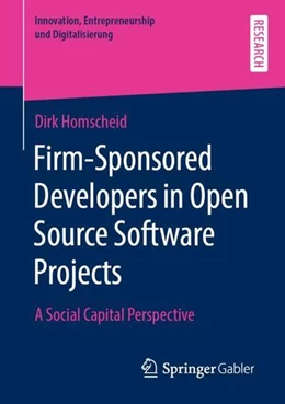 Abbildung von Homscheid | Firm-Sponsored Developers in Open Source Software Projects | 1. Auflage | 2020 | beck-shop.de