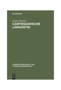Abbildung von Chomsky | Cartesianische Linguistik | 1. Auflage | 2017 | beck-shop.de