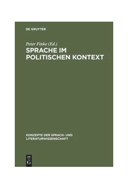 Abbildung von Finke | Sprache im politischen Kontext | 1. Auflage | 2016 | beck-shop.de