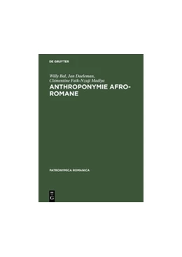 Abbildung von Bal / Daeleman | Anthroponymie afro-romane | 1. Auflage | 2017 | beck-shop.de