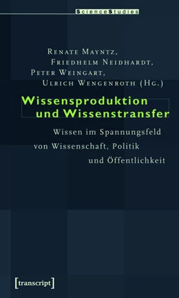 Abbildung von Mayntz / Neidhardt | Wissensproduktion und Wissenstransfer | 1. Auflage | 2015 | beck-shop.de