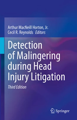 Abbildung von Horton / Reynolds | Detection of Malingering during Head Injury Litigation | 3. Auflage | 2021 | beck-shop.de