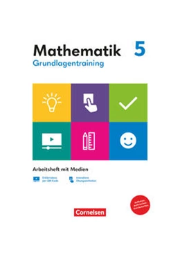 Abbildung von Grundlagentraining Mathematik 5. Schuljahr. Mittlere Schulform - Arbeitsheft mit Medien | 1. Auflage | 2021 | beck-shop.de