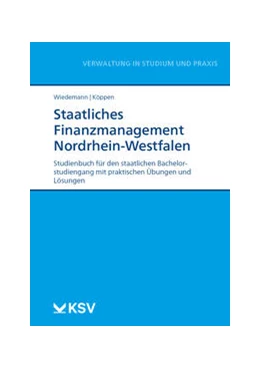 Abbildung von Wiedemann / Köppen | Staatliches Finanzmanagement Nordrhein-Westfalen | 1. Auflage | 2021 | beck-shop.de