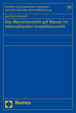 Abbildung von Panosch | Das Menschenrecht auf Wasser im internationalen Investitionsrecht | 1. Auflage | 2021 | beck-shop.de