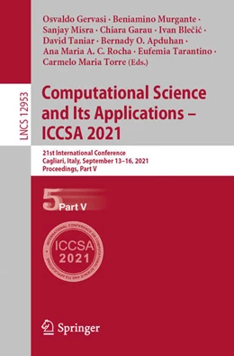 Abbildung von Gervasi / Murgante | Computational Science and Its Applications - ICCSA 2021 | 1. Auflage | 2021 | beck-shop.de