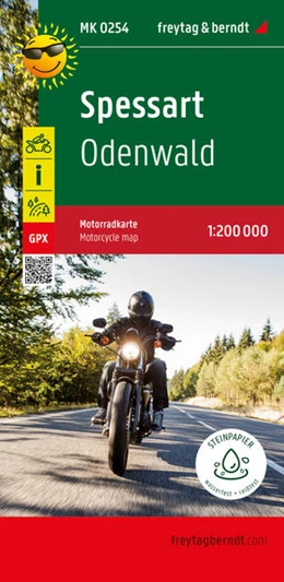 Abbildung von Freytag & Berndt | Spessart, Motorradkarte 1:200.000, freytag & berndt | 1. Auflage | 2023 | beck-shop.de