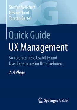 Abbildung von Weichert / Quint | Quick Guide UX Management | 2. Auflage | 2021 | beck-shop.de