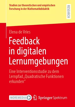 Abbildung von Vries | Feedback in digitalen Lernumgebungen | 1. Auflage | 2021 | beck-shop.de