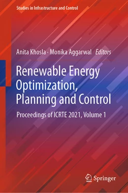Abbildung von Khosla / Aggarwal | Renewable Energy Optimization, Planning and Control | 1. Auflage | 2021 | beck-shop.de