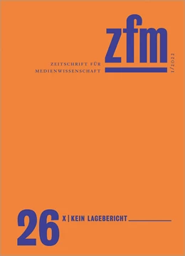 Abbildung von Gesellschaft für Medienwissenschaft | Zeitschrift für Medienwissenschaft 26 | 1. Auflage | 2022 | beck-shop.de