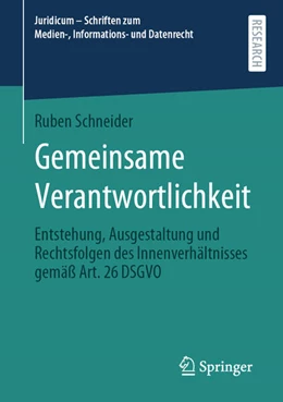 Abbildung von Schneider | Gemeinsame Verantwortlichkeit | 1. Auflage | 2022 | beck-shop.de