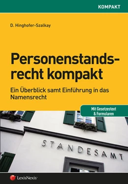 Abbildung von Hinghofer-Szalkay | Personenstandsrecht kompakt | 1. Auflage | 2015 | beck-shop.de