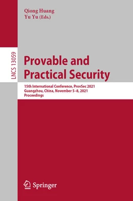 Abbildung von Huang / Yu | Provable and Practical Security | 1. Auflage | 2021 | beck-shop.de