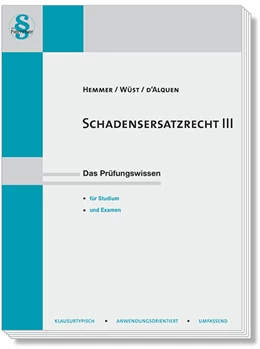 Abbildung von Hemmer / Wüst | Schadensersatzrecht III | 14. Auflage | 2021 | beck-shop.de