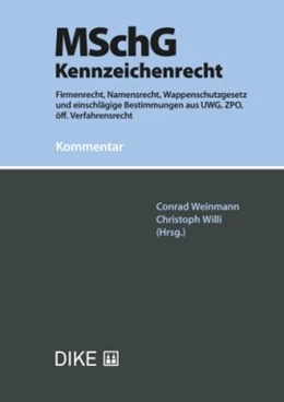 Abbildung von Weinmann / Willi | MSchG - Kennzeichenrecht | 1. Auflage | 2024 | beck-shop.de