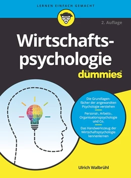 Abbildung von Walbrühl | Wirtschaftspsychologie für Dummies | 2. Auflage | 2022 | beck-shop.de