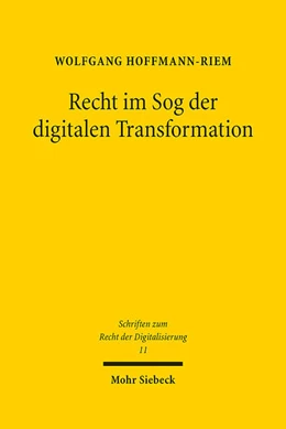 Abbildung von Hoffmann-Riem | Recht im Sog der digitalen Transformation | 1. Auflage | 2021 | 11 | beck-shop.de