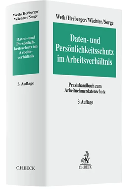 Abbildung von Weth / Herberger | Daten- und Persönlichkeitsschutz im Arbeitsverhältnis | 3. Auflage | 2025 | beck-shop.de