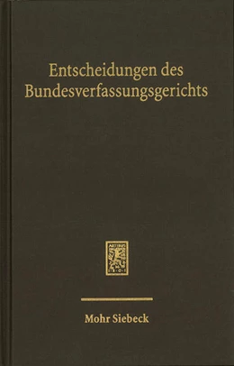 Abbildung von Bundesverfassungsgerichts | Entscheidungen des Bundesverfassungsgerichts (BVerfGE) | 1. Auflage | 2022 | beck-shop.de