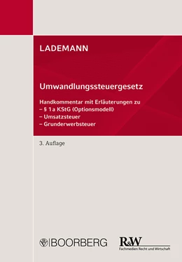 Abbildung von Lademann | Umwandlungssteuergesetz | 3. Auflage | 2022 | beck-shop.de